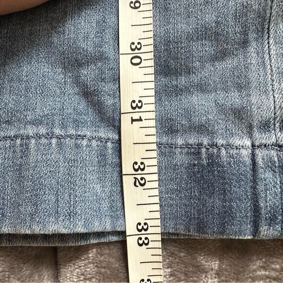 NWT J. Crew Denim High Waist Paperbag Jeans Women size 27P Medium Wash wide leg - Picture 13 of 14